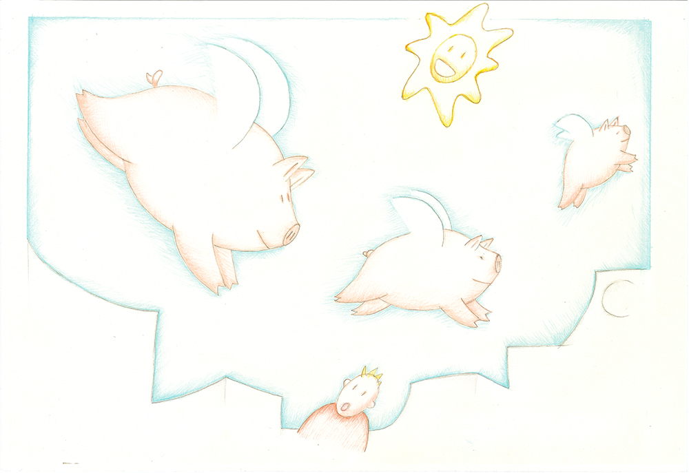 %luca.fruzza/visual.designerillustrations three little pigs